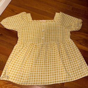 Hailey & Co Yellow & White Shirt